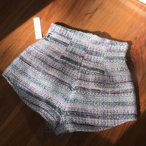 Eggie Shorts - High waisted tweed funfetti shorts Eggie Shorts - High waisted tweed funfetti shorts